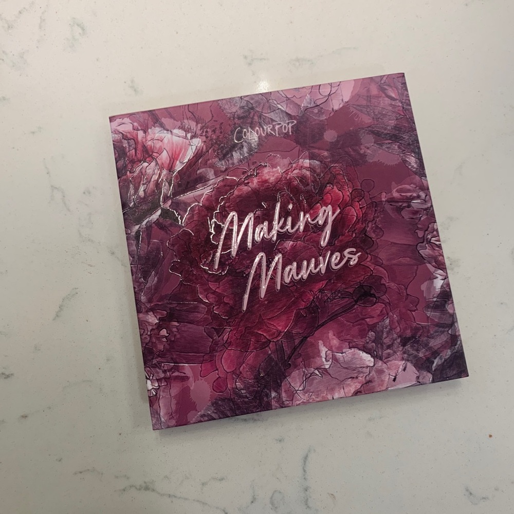 Colourpop making mauves palette